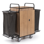 Тележка для горничных с дверью