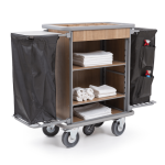 Тележка для горничных с полками