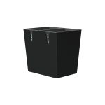 ES8501 Контейнер для мусора с двумя отсеками по 8л Black