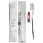 Набор (зубная паста и щетка), 18 см, 3 гр, в упаковке флоу-пак/саше, COSMETIC ACCESSORIES FLOW PACK