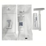 Набор (бритва, крем для бритья), 10 мл, в упаковке флоу-пак/саше, COSMETIC ACCESSORIES FLOW PACK